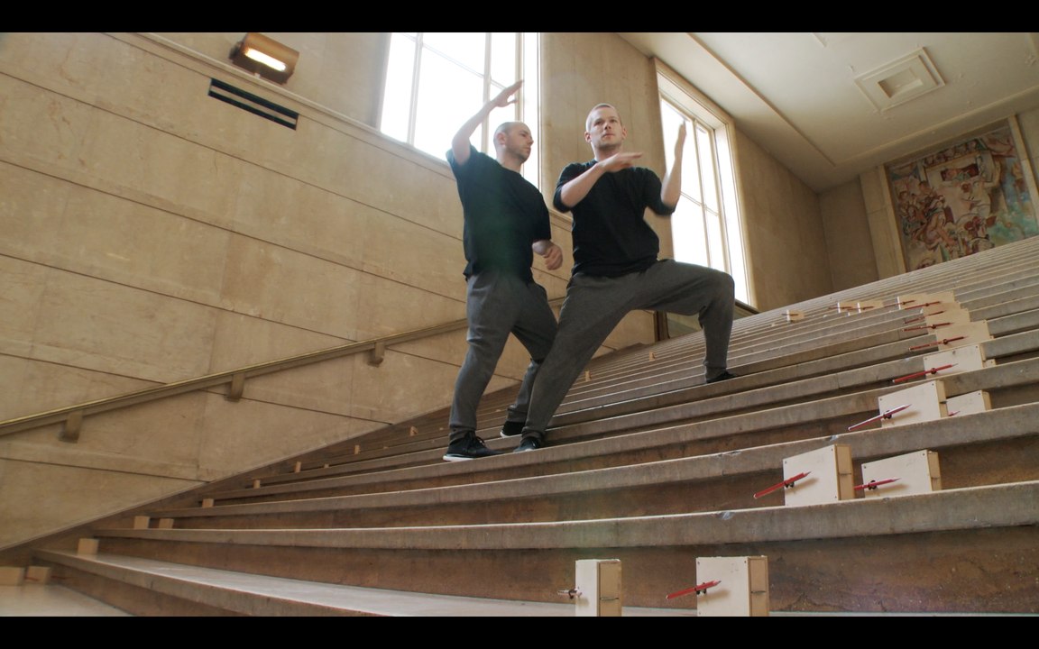 Vue sur les marches : Antony Hamilton et Alisdair Macindoe