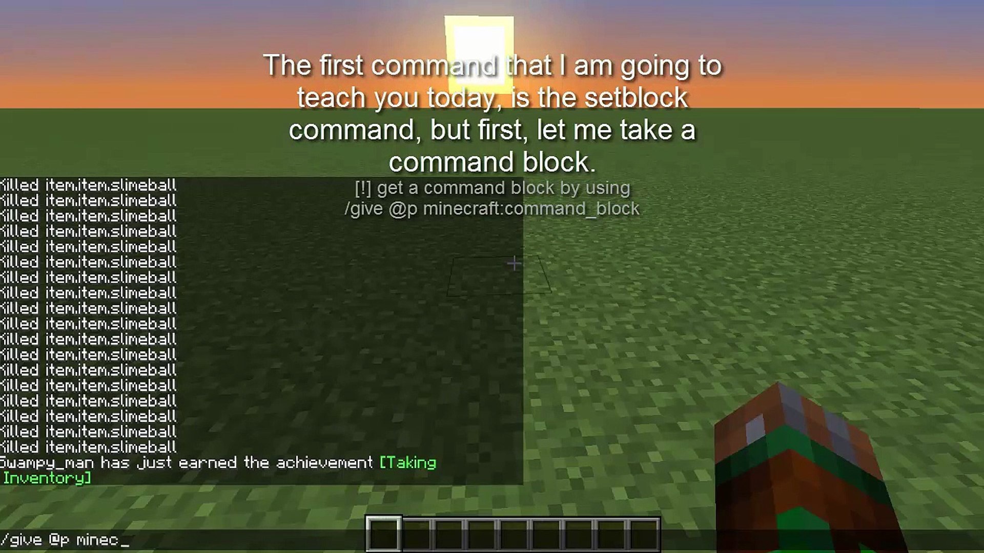 Minecraft Setblock And Fill Command Tutorials Ep 1 Video Dailymotion
