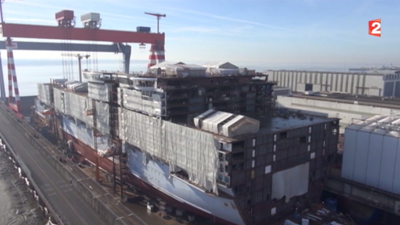 Trois navires et un contrat de 2,5 milliards d'euros pour les chantiers de Saint-Nazaire