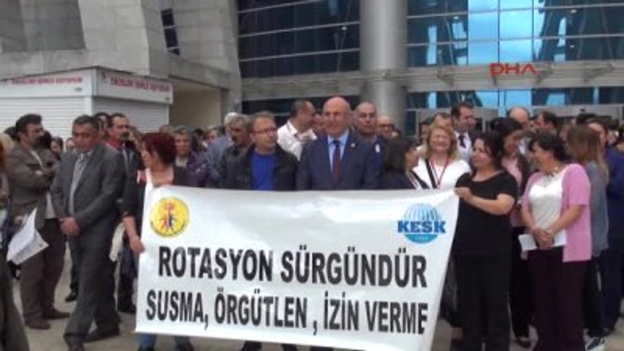 Anadolu Adalet Sarayı'nda 'Rotasyon' Eylemi...