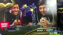 Batman Vs Superman Toys Dawn of Justice Batmobile Car Family Fun Game for Kids Ryan ToysReview