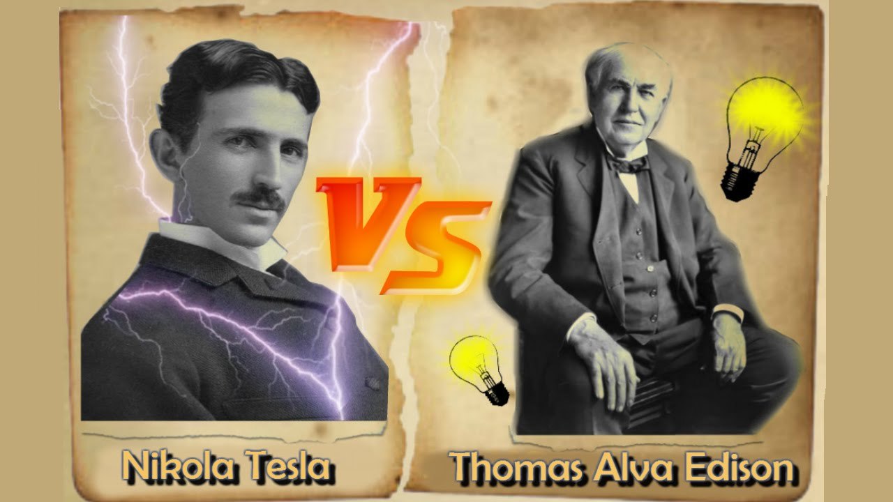 Thomas Edison vs Nikola Tesla