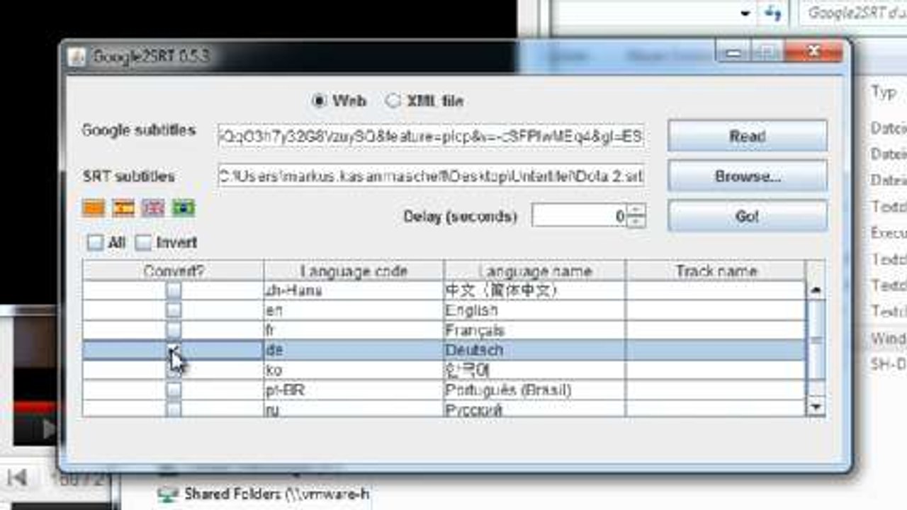 YouTube-Untertitel herunterladen