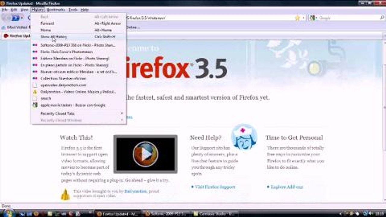 New features in Firefox 3.5
