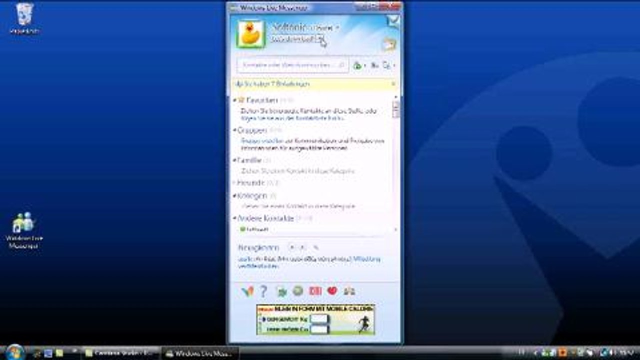 Erste Schritte mit dem Windows Live Messenger