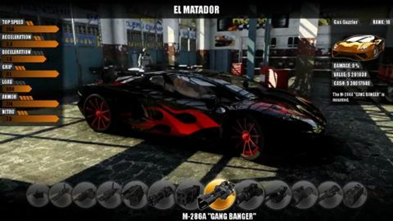 Wüstes Rennspiel mit Raketen und Kugelhagel