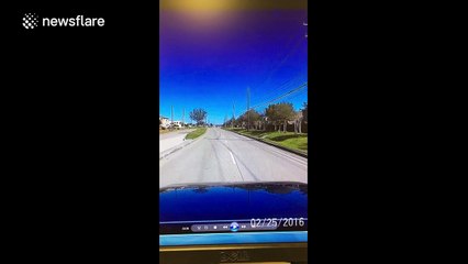 Nasty crash caught on dashcam in Texas, USA