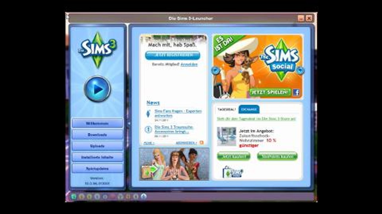 Sims 3 Erweiterungen installieren