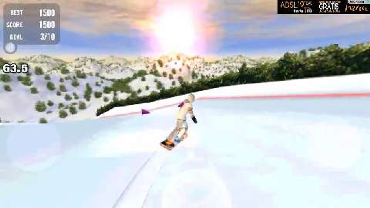Crazy Snowboard Gameplay
