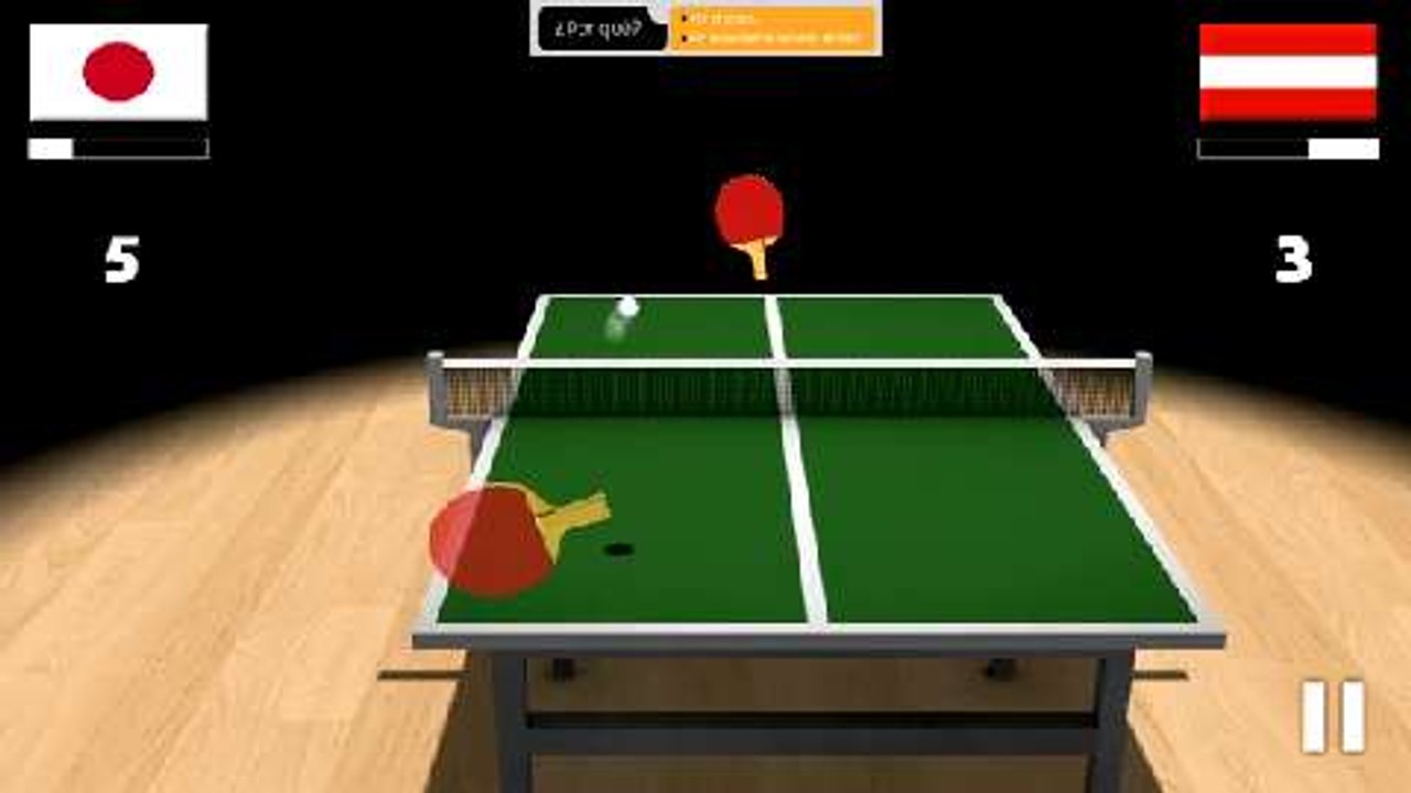 Tischtennis mit dem Handy spielen
