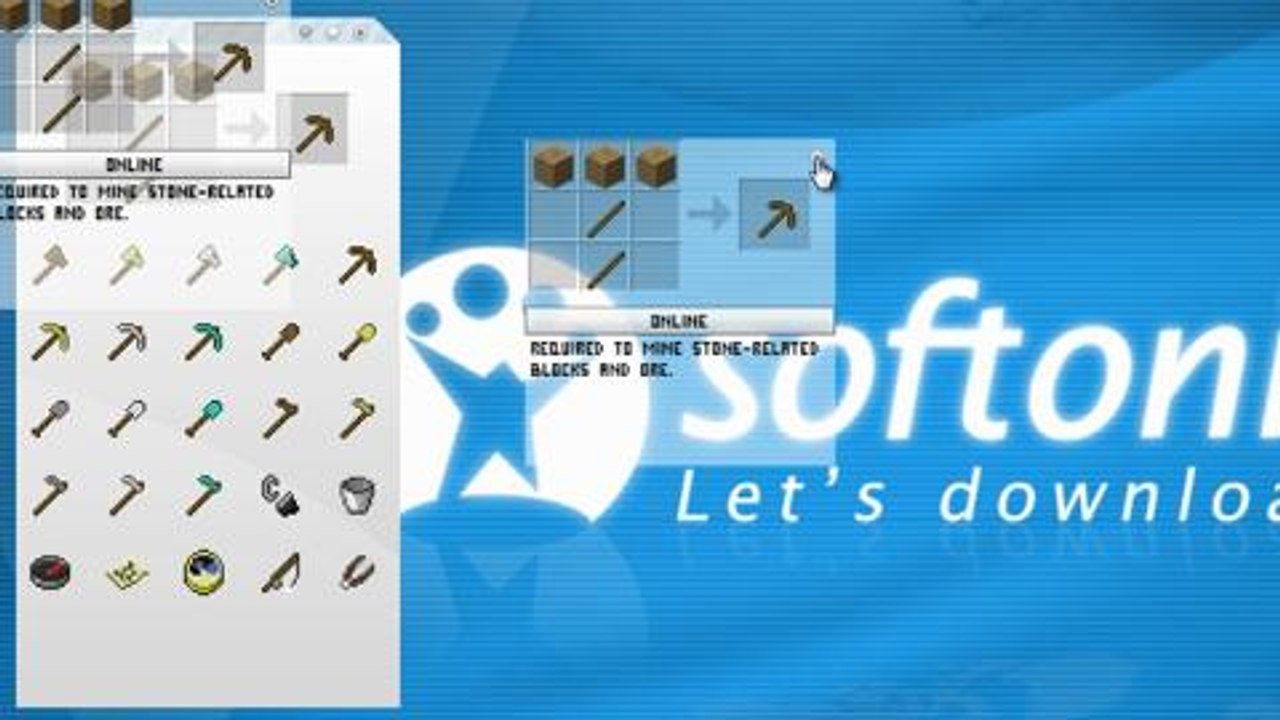 Minecraft-Rezepte mit Kubik anzeigen