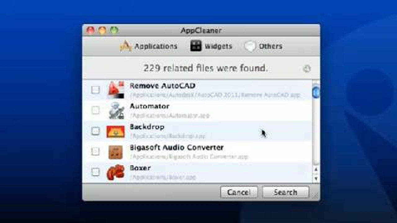 Anwendungen mit AppCleaner restlos deinstallieren