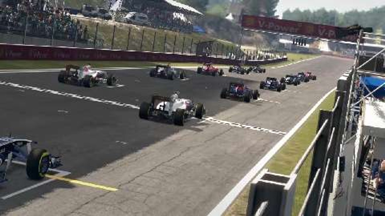 F1 2011 - Trailer mit Boxenfunk