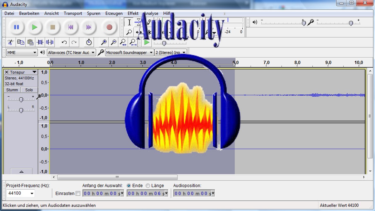 Mit Audacity Systemsound als MP3 aufzeichnen