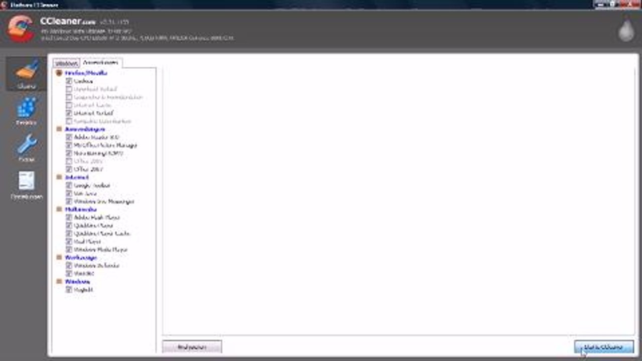 CCleaner Video - Die Grundfunktionen im Überblick