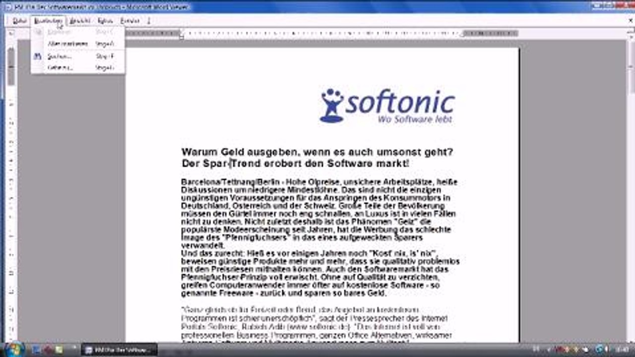 Microsoft Word Viewer – Videotutorial