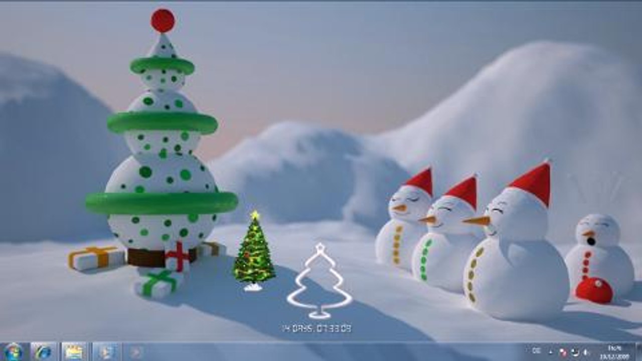 Video: Weihnachten auf dem Desktop