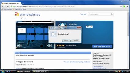 Como instalar temas no Google Chrome