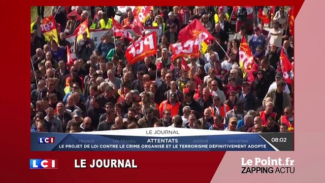 « On a fait notre 49-3, on bloque le dépôt », s’exclame un gréviste CGT du Havre. - Zapping du 26 mai 2016