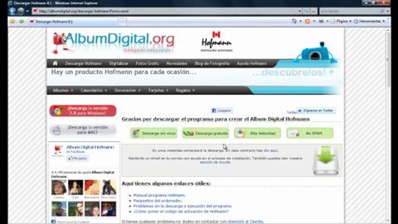 Programa Hofmann para Windows - Tutorial de descarga e instalación