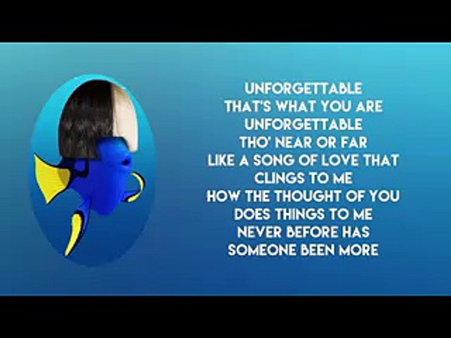 Sia Unforgettable Lyrics Video Dailymotion Swae lee it's not good enough for me since i've been with you, ooh i'm gonna sip on this drink. sia unforgettable lyrics