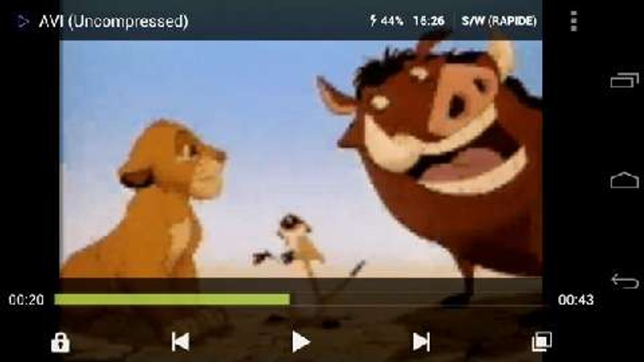 MX Player - Notre test vidéo