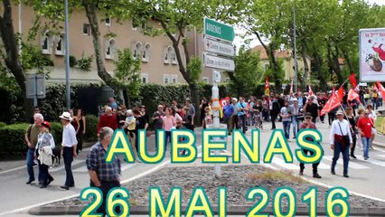 Loi Khomri Manif Aubenas 26 Mai 2016