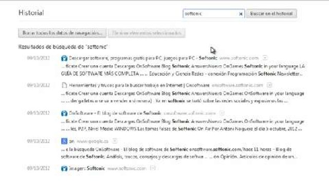 Cómo eliminar el historial de Chrome