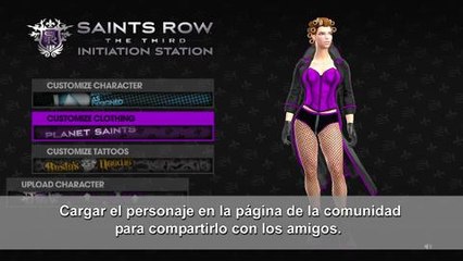 Saints Row: The Third - Tutorial Initiation Station