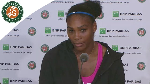 Roland-Garros 2016 - Conférence de presse S.Williams / 2T