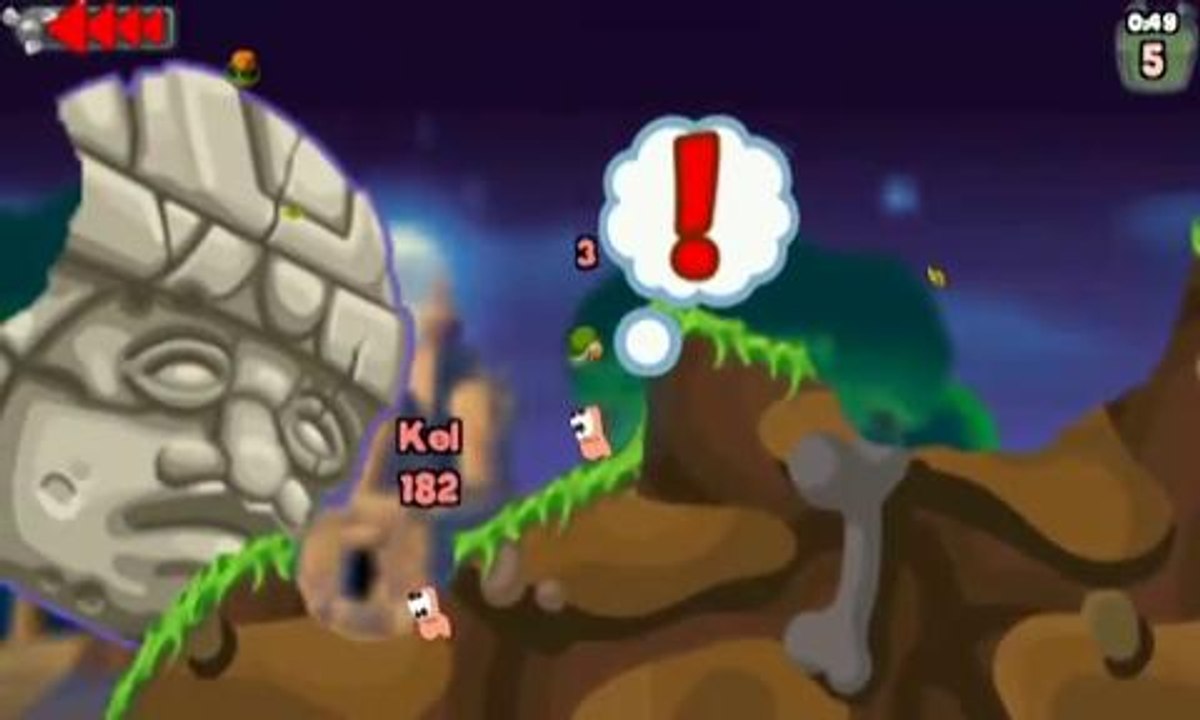 WORMS per Android - Gameplay