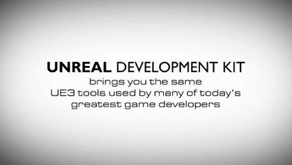 Unreal Development Kit, il trailer di lancio