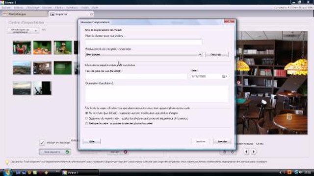 Import de photos dans Picasa