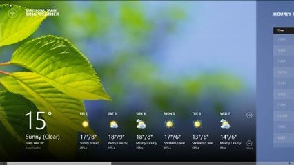 Weather, la metro app del tiempo