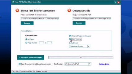 Free PDF to Word Converter