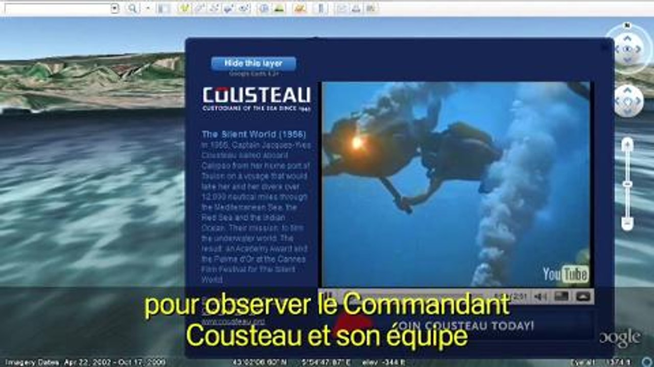 Google Earth: Explorer les océans