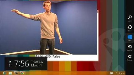 Controla Windows 8 sin cables con Kinect