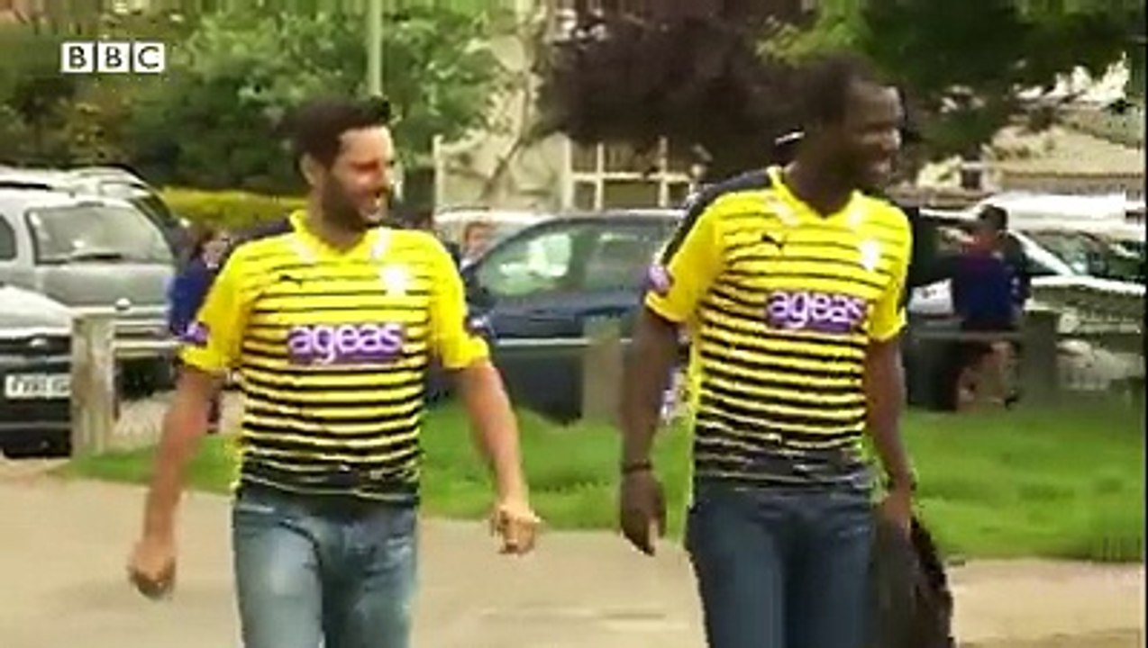 Shahid Afridi and Darren sammy visit Hampshire School Children