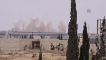 Suriye Ordusu Halep'te Ekili Tarım Alanlarını Yakıyor