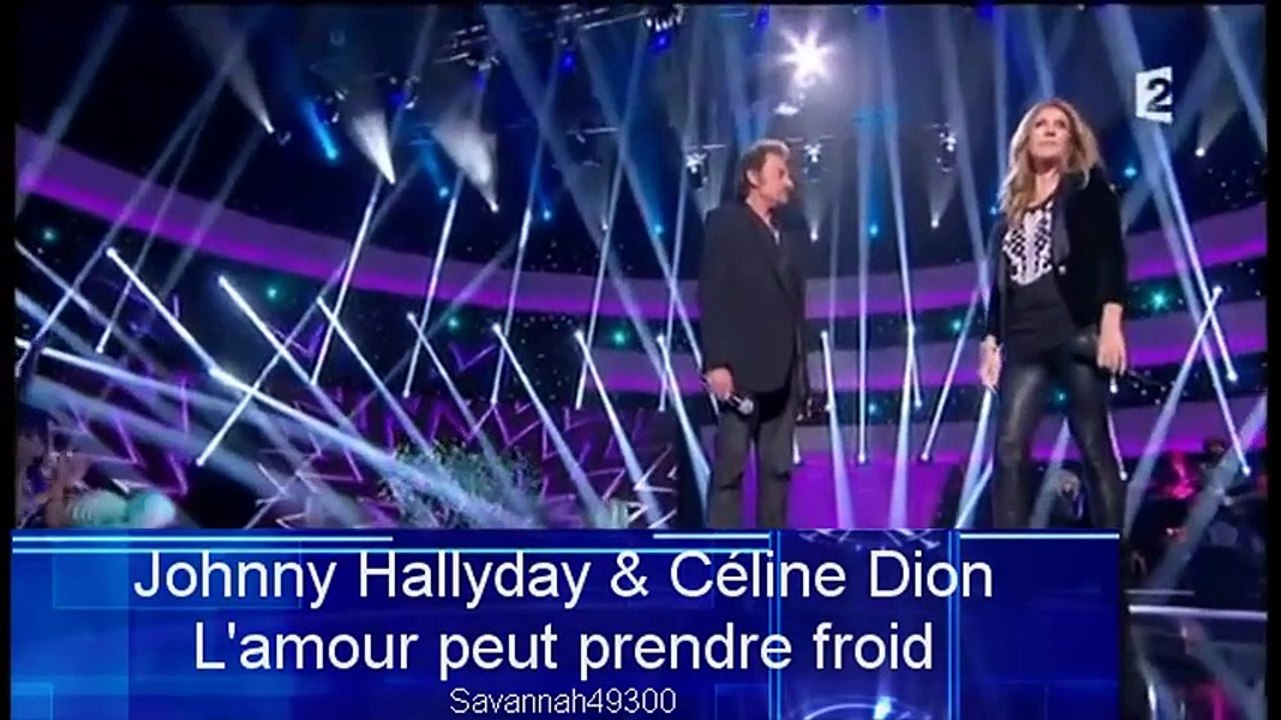 Johnny Hallyday & Celine Dion - L'amour peut prendre froid ( Let's GoMusic )