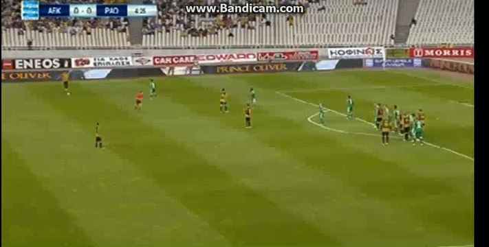 Jakob Johansson Goal - AEK 1-0 Panathinaikos - 26-05-2016