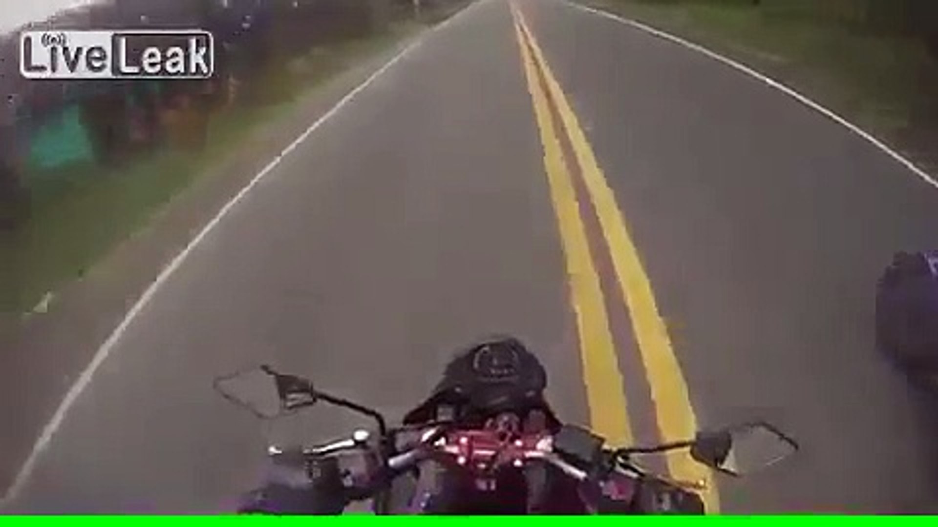 Bike crash Lucky biker