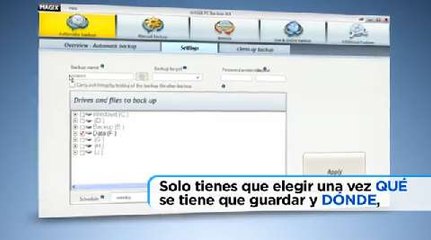 Copias de seguridad con MAGIX PC Backup MX