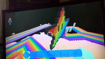 SNES Rainbow road in Minecraft wii u |mario kart|