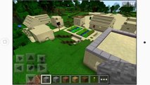 4 VILLAGES SEED   OP LOOT!! Minecraft Pocket Edition