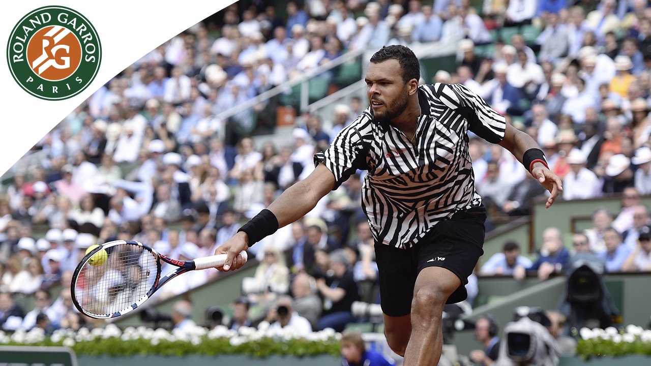 Temps forts Baghdatis - Tsonga Roland-Garros 2016 / 2T