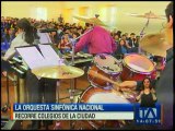 Orquesta Sinfónica Nacional recorre colegios de la ciudad