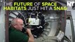 Astronauts Attempt To Deploy First Expandable Habitat In Space