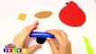 Comment faire Angry Birds Rouge avec Pâte à Modeler, Play Doh Angry Birds Rouge