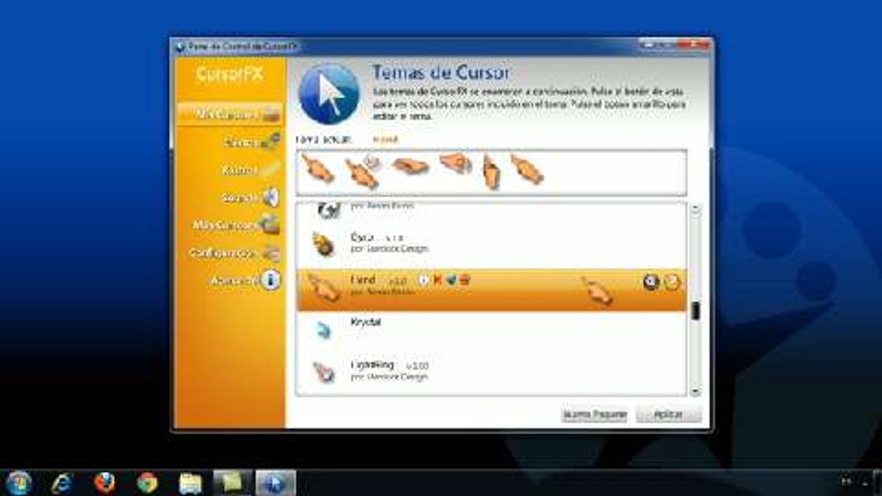 CursorFX, cursores divertidos